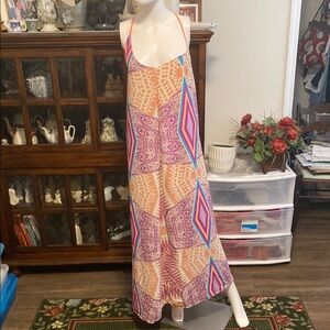 Buddy Love Pink and Purple Tiered Maxi Sundress